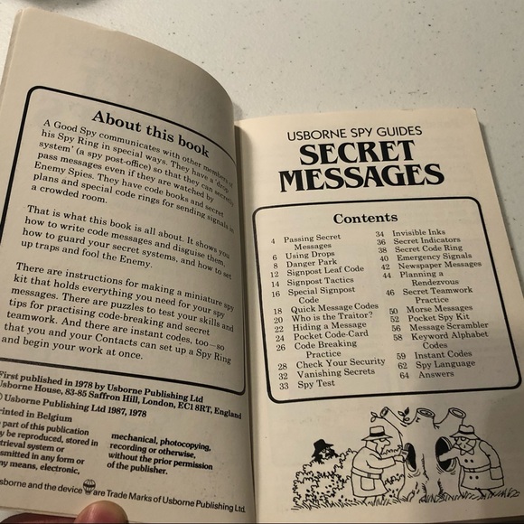 Secret message and code ciphers writing Books - Picture 3 of 12